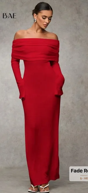 SheIn Red sweater dress thumbnail 1