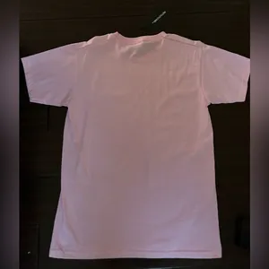 NWT Pretty Little Things Baby Pink Printed Peace LogonTee XS thumbnail 5