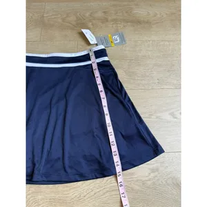 NWT PGA TOUR womens golf skort blue white UPF50 tennis outdoors flowy size M thumbnail 7