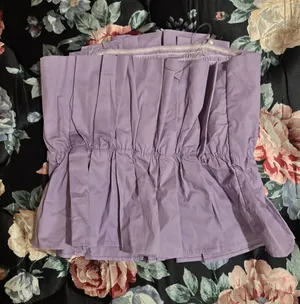 Off the Shoulder Purple Ruffle Top thumbnail 1