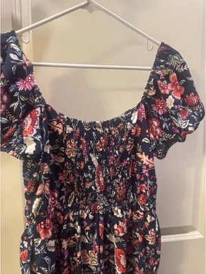 Floral Romper Blue thumbnail 6