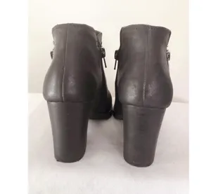 Lucky Brand Black Leather Ankle Boots thumbnail 13