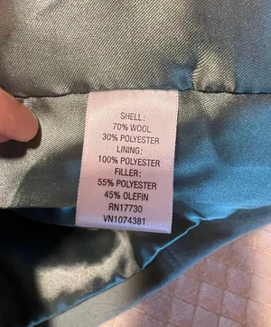 Merona brand wool blend coat size Small Thinsulate Insulation thumbnail 4