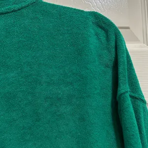 Offline by Aerie quarter zip pullover green terry cloth size medium thumbnail 6