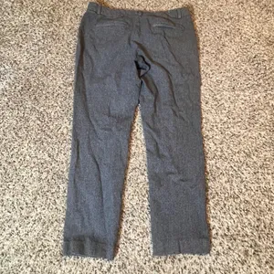 Loft Skinny Dress Pants Womens 10 Charcoal‎ Gray Textured Cotton Blend Workwear thumbnail 8