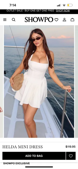 New Showpo Helda Mini Dress Halter Tie Neck Corset Dress - Small MSRP $119 thumbnail 5