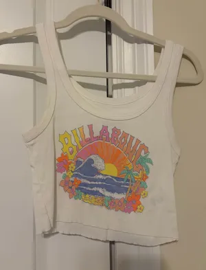 Billabong cropped tank top thumbnail 1