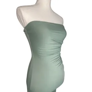 Nakedvice x REVOLVE The Evelyn Dress in Sage Small New Womens Maxi Tube Gown thumbnail 7