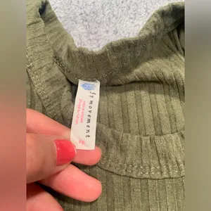 FP Movement free people green tank top small thumbnail 2