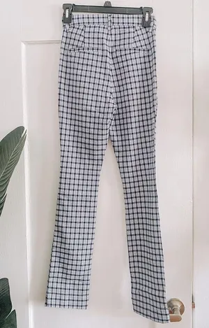 Hollister // ultra high rise plaid pants thumbnail 3