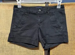 American Eagle Women's Black Shorts thumbnail 1