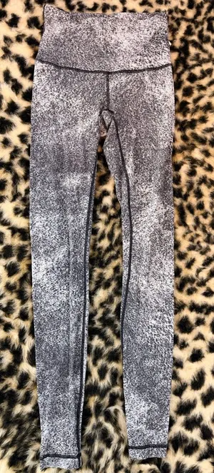 Lululemon Gray Marled Athletic Leggings thumbnail 1