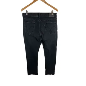 Levis Womens Mid Rise Skinny‎ Jeans Faded Black Denim Size 14 Classic Stretch thumbnail 2