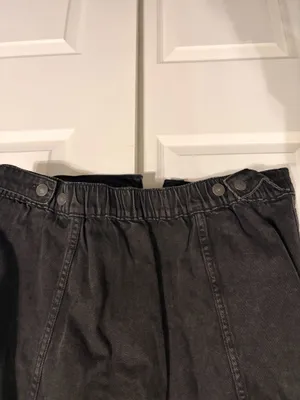 American Eagle Black Denim Jacket thumbnail 7