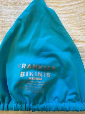 Frankie's Bikinis Nick Triangle String Bikini Top thumbnail 3