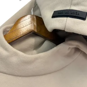 Fear of God Essential Logo-print Hoodie in Neutral size Large thumbnail 3