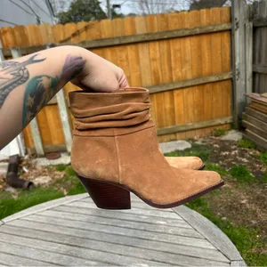 Vince Camuto‎ Nerlinji Brown Suede Bootie 5.5 thumbnail 7
