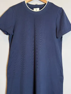 Tuckernuck Colbie Maxi Dress Women's XS Navy Blue Preppy Minimalist Casual Chic thumbnail 8
