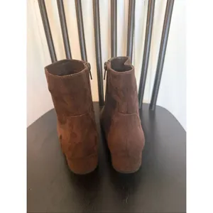 Universal Thread coral brown faux suede bootie size 6 wide thumbnail 6