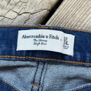 Abercrombie & Fitch Women's High Rise Skinny Jeans Size 24R. NEW! thumbnail 5