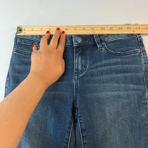 prAna Kara Skinny Jeans Womens 6/28 Blue Denim‎ Organic Cotton Stretch Mid Rise thumbnail 8