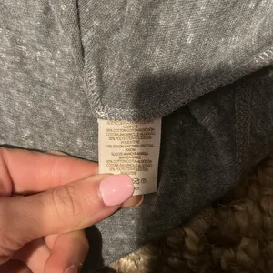 Free People We The Free Bull Skull Embroidered Raglan Long Knit Sleeve Gray Top Size Medium thumbnail 7