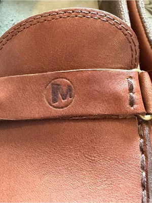 Merrell Womens 8 M Brown Leather Sport Driving Loafer Shoe Hidden Wedge thumbnail 11