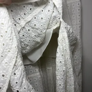 Alice+Olivia SHANTELLA TIERED BUTTON MAXI DRESS in Off White 10 Rush Sorority thumbnail 8