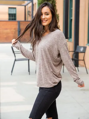 NWT Lightweight Sweater Neutral Everyday Knit Pullover Size Large Tan thumbnail 1