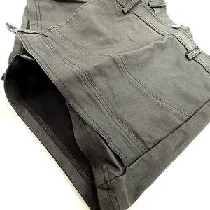 High Waist Denim Shorts High Rise Jeans Shorts Skort Pants Summer Faux Leather thumbnail 5