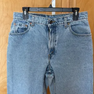 Levi VtG 90s 550‎ Jeans Light Wash Relaxed Fit Denim Women's Size 12 Medium thumbnail 3