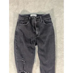abercrombie & fitch the skinny high rise curve love size 25/0‎ distressed thumbnail 4