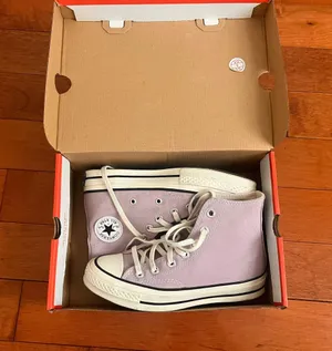 Converse Lilac Purple High Tops thumbnail 1