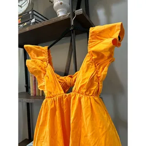 For Love & Lemons Clementine Mini Dress Orange Womens Size Medium thumbnail 10