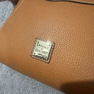 Dooney & Bourke Small Cassidy Crossbody Pebbled Leather Brown Chic Minimalist thumbnail 2