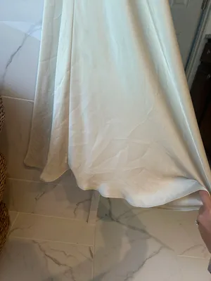 Birdy Grey Bridesmaid or Formal Dress - Veronica Matte Satin Dress - Prosecco thumbnail 5