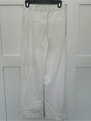 Abercrombie & Fitch Tailored White Pants thumbnail 3