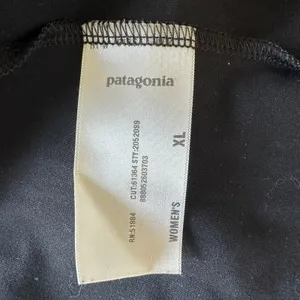 Dress XL Patagonia active halter knee length open tie back black stretch thumbnail 6