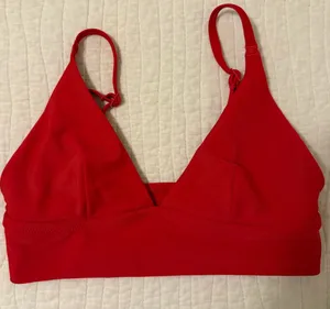Aerie Red Bikini Top thumbnail 1