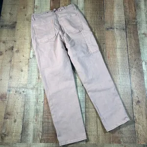 Old Navy Mauve Pink Sky-Hi Straight Extra High Rise Carpenter Pants Womens 6 thumbnail 6