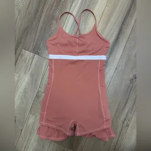 Coral Pink Strappy Athletic Dress Size Medium thumbnail 8