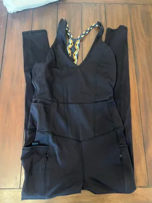 Free People Bodysuit Black XS thumbnail 1