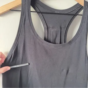 Lululemon Love Tank *Pleated in Black (First Release) Sleeveless Top Pima Cotton thumbnail 9