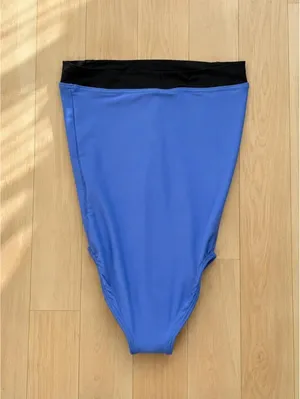 Vintage Bal Togs Dance Leotard Bodysuit Blue Size Small Made USA thumbnail 2