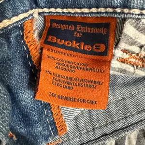 Rock Revival Noelle Capri Jeans Women 28 Blue Medium Wash Embellished Buckle Y2K thumbnail 11