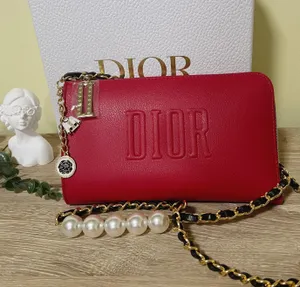 Dior Makeup Cosmetic Case Purse Pouch Shoulder Bag thumbnail 1
