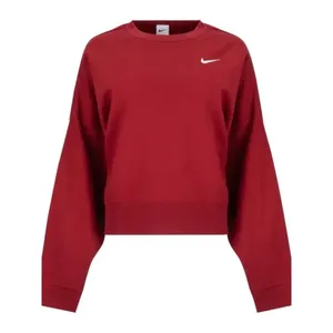 Nike Sportswear oversized Crew-Neck Sweatshirt NEW red thumbnail 1