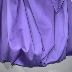 Alfred Angelo Purple Satin Strapless Bubble Hem Homecoming Prom Dress 12 NWT thumbnail 4