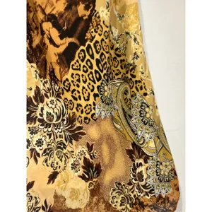 Baranda Y2K Patchwork‎ Boho Midi Skirt Animal Floral Print Size Medium thumbnail 5