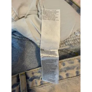 Edikted Asymmetrical Crossover Waist Acid Wash Boyfriend Baggy StraightLeg Jeans thumbnail 6